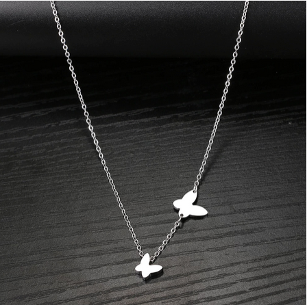 WATCH ME WIN BUTTERFLY NECKLACE