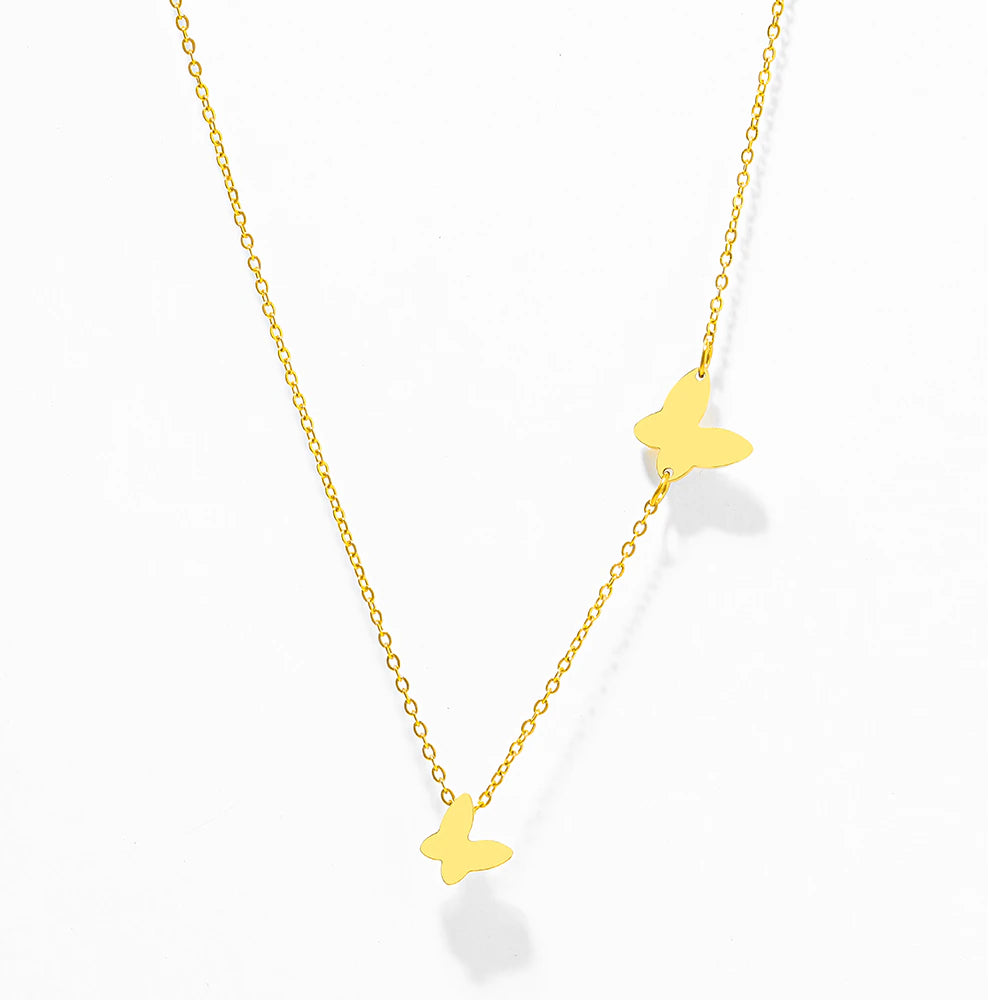 WATCH ME WIN BUTTERFLY NECKLACE