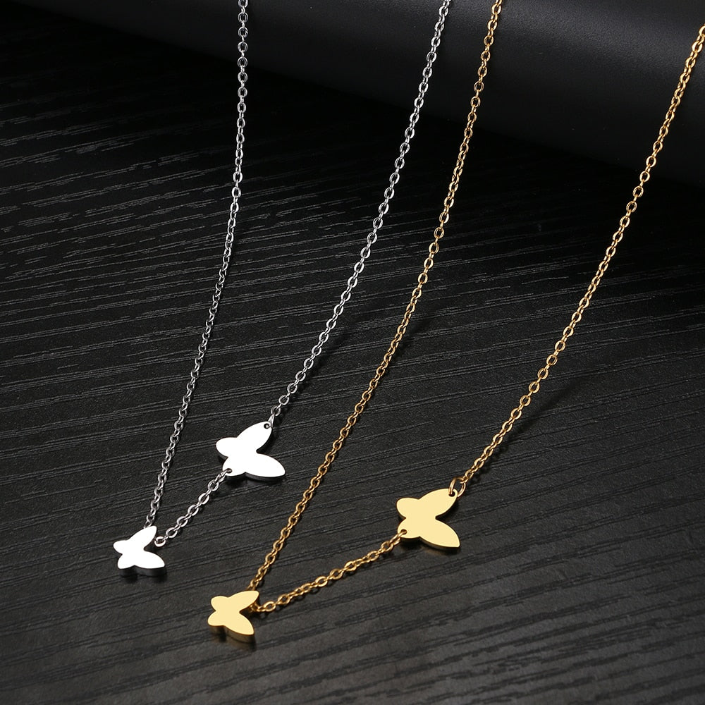 WATCH ME WIN BUTTERFLY NECKLACE