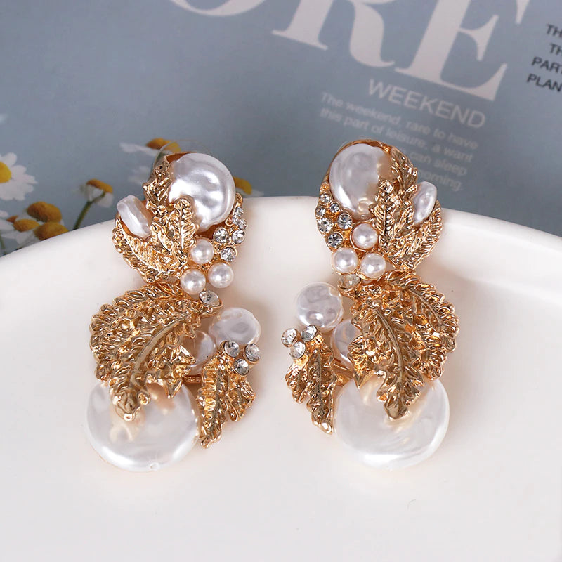 BLING BOUQUET STATEMENT EARRINGS