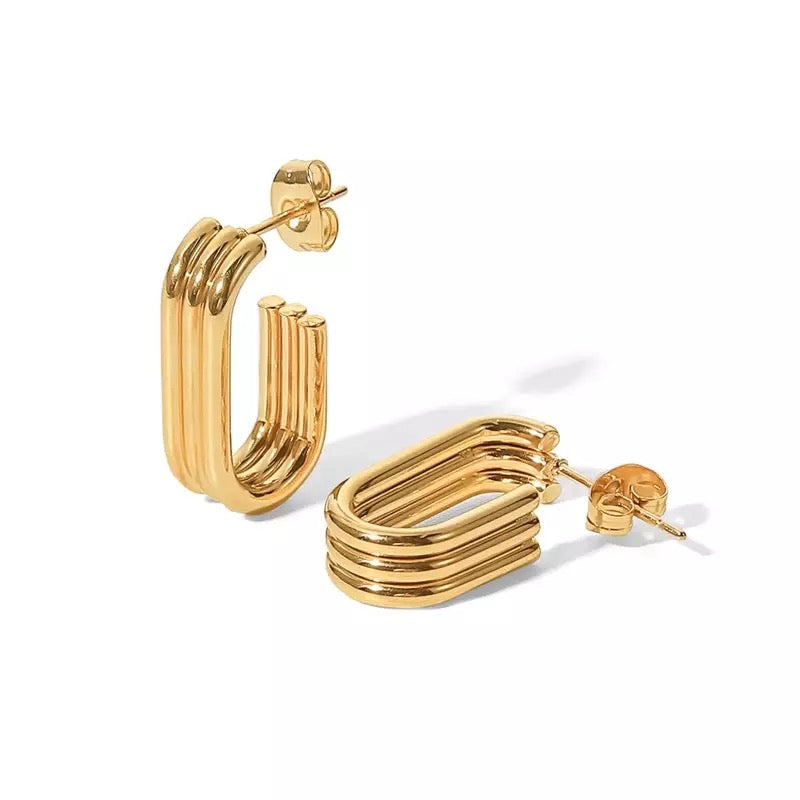 MY MONEY DON'T JIGGLE,IT FLOWS EARRINGS