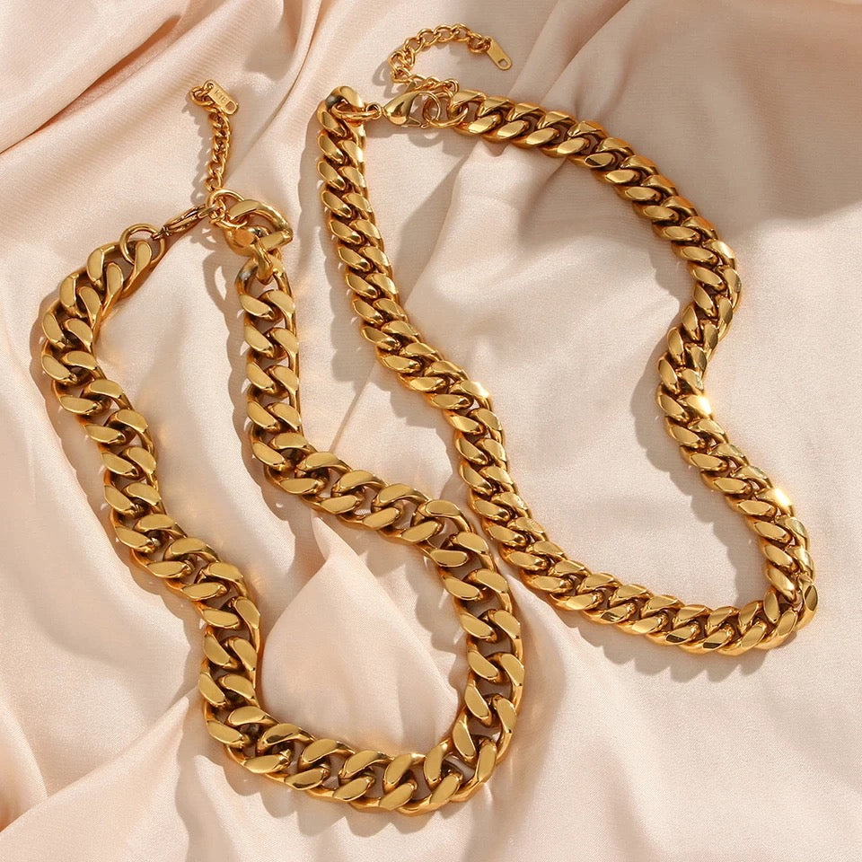 COLOR ME RICH CUBAN NECKLACE