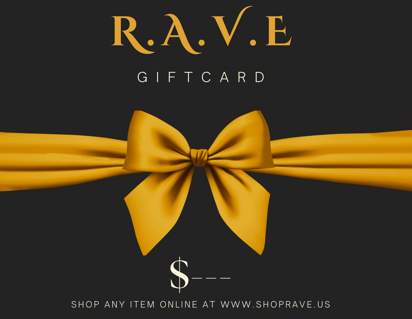 THE GIFT OF CHOICE (R.A.V.E GIFTCARD)