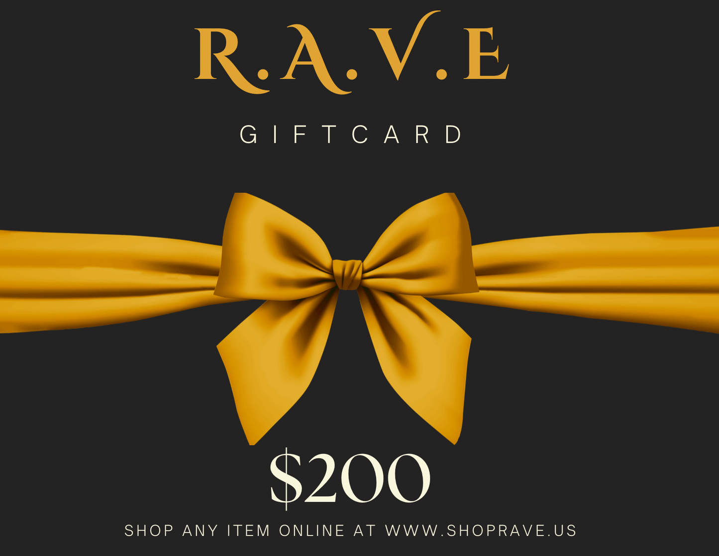 THE GIFT OF CHOICE (R.A.V.E GIFTCARD)