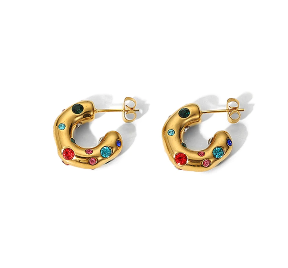 MINI LUXE HOOPS EARRINGS
