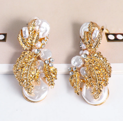 BLING BOUQUET STATEMENT EARRINGS