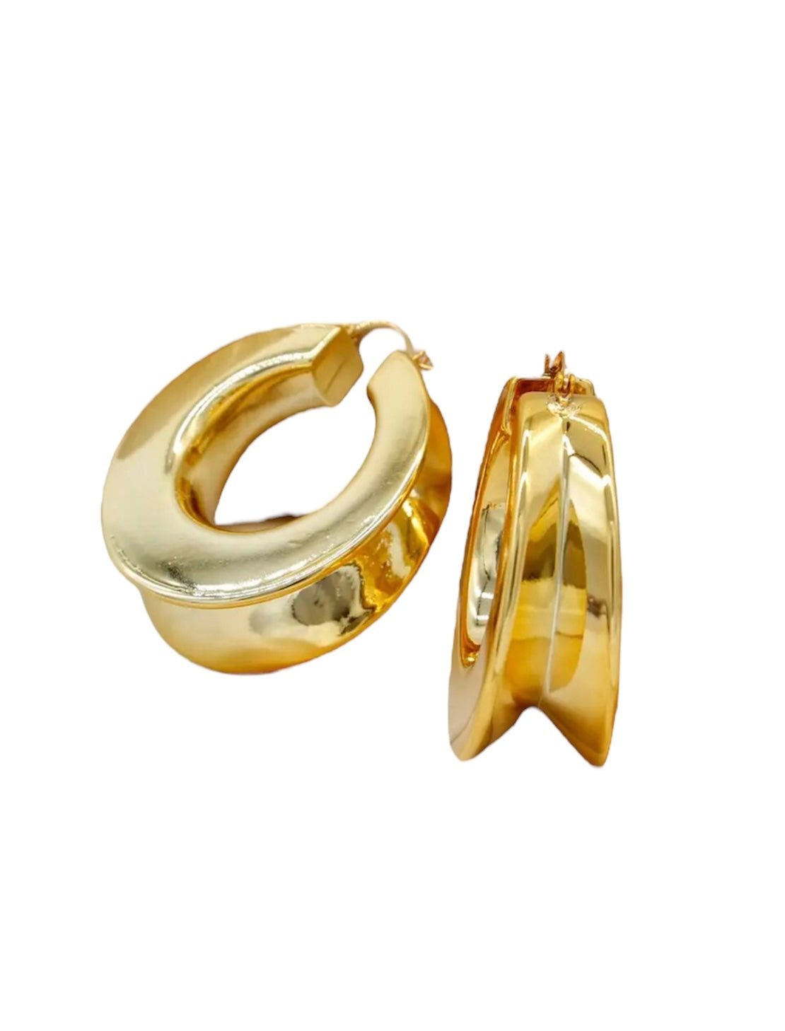 TEMI CHUNKY HOOP EARRINGS