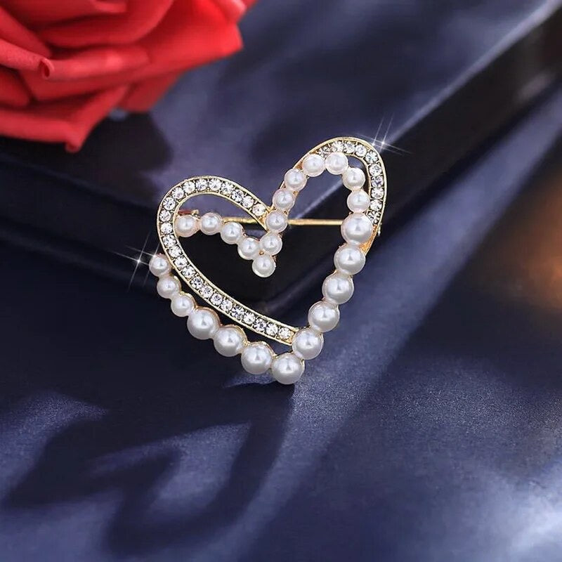 BOUGIE HEART BROOCH