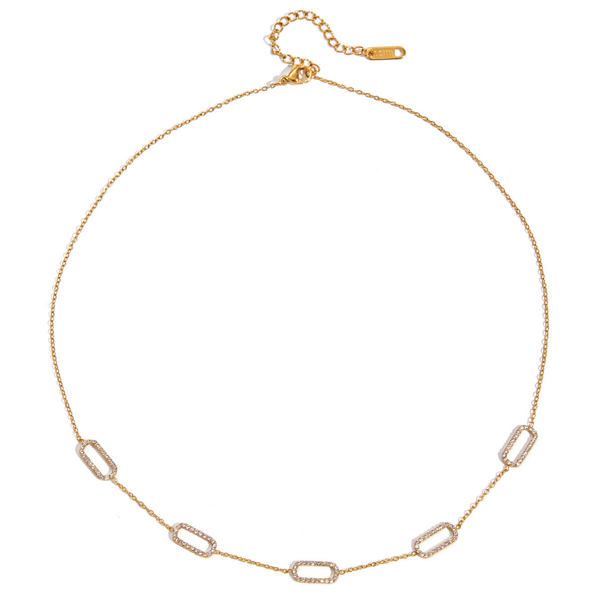 Pavé Link Necklace
