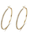 Laced In Ice Hoops