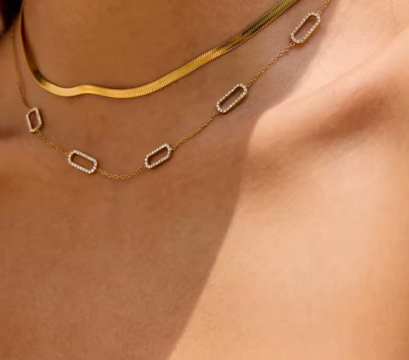 Pavé Link Necklace