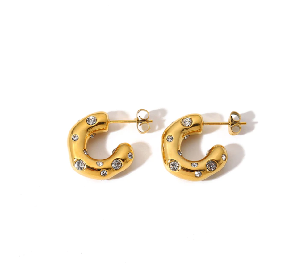 MINI LUXE HOOPS EARRINGS