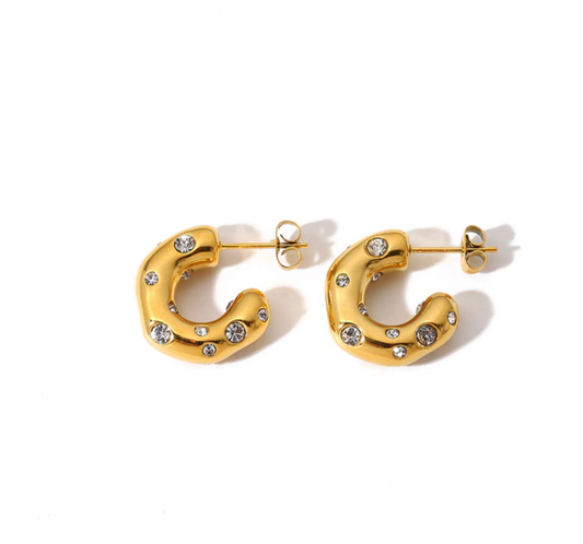 MINI LUXE HOOPS EARRINGS